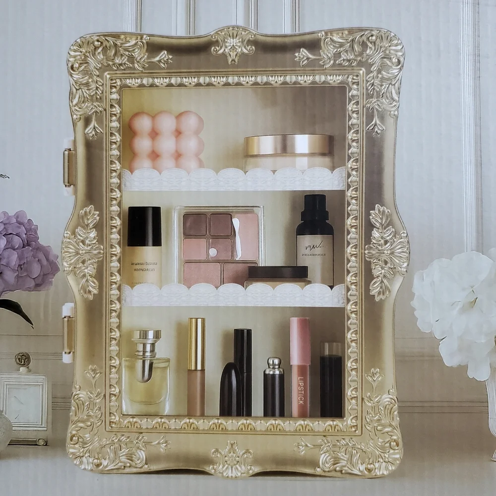 Gilded Display Shelf Five Below TikTok Viral Gold Brand New Room2Room - Picture 3 of 7